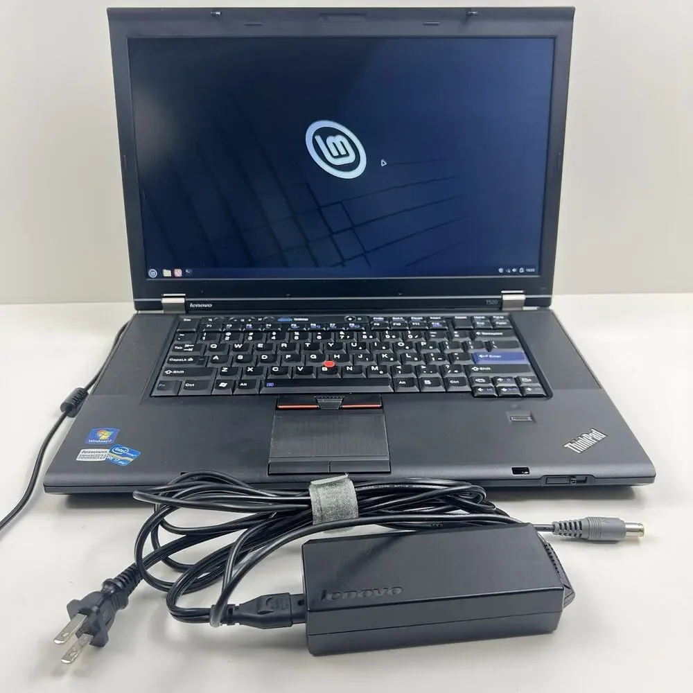 Lenovo ThinkPad T520 Intel i7-2640M 8GB 320GB HDD Linux Mint OS w/ Charger|ELP64